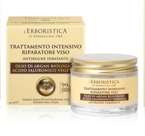 L'Erboristica Face Cream  with Organic Argan Oil & Vegetable Hyaluronic Acid