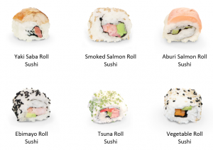 Sushi rolls