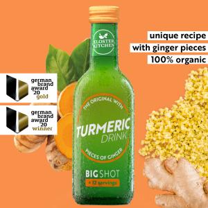 AWARD WINNING Organic TurmericTRINK BIGSHOT 250ml