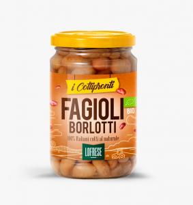 ORGANIC PRE-COOKED BORLOTTI BEANS