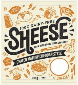 SHEESE GRATED MATURE CHEDDAR STYLE