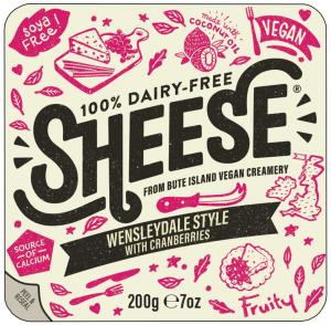 SHEESE WENSLEYDALE STYLE with Cranberries