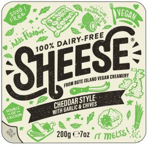 SHEESE CHEDDAR STYLE WITH GARLIC & CHIVES