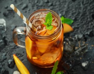 Sugar Reduced Organic Tea l Black Tea Peach Cardamon