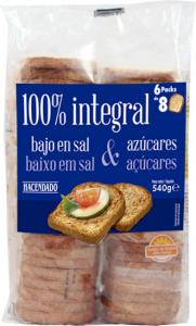 BISCOTTE 100% WHOLEMEAL  Low In salt and Sugar