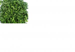 Organic chopped spinach