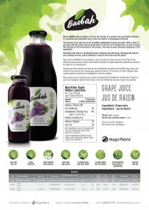 Red grape juice 1L (Baobah)