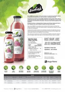 Rose grape juice 1L (Baobah)