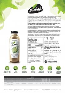 Green tea with white grapes and mint 300ml (Baobah)