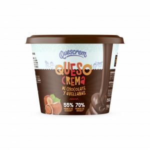 CREAM CHEESE QUESCREM WITH CHOCOLATE AND HAZELNUTS