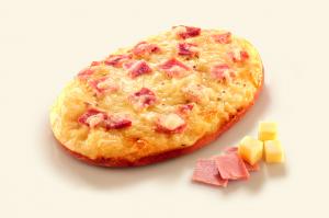 Pretzel Pizza Snack dough piece