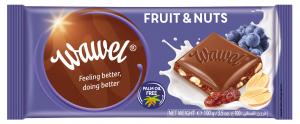 FRUIT & NUTS – milk chocolate with raisins and peanuts