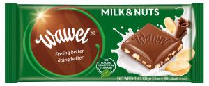 MILK & NUTS – milk chocolate with peanuts