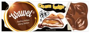 CREAM FUDGE– milk chocolate with caramel and milk filling