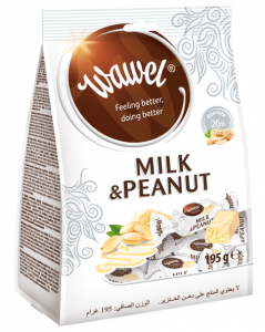 MILK & PEANUTS -  White compound coated candies