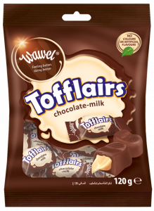 TOFFLAIRS CHOCOLATE - MILK - chocolate toffee with milk filling