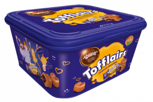 FAMILY BOX TOFFLAIRS CARAMEL - CHOCOLATE - caramel toffee with chocolate filling