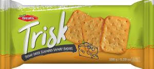 Tasty Treats Trisk Crackers Creamy Cheese 100g