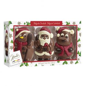 CHRISTMAS BELGIAN CHOCOLATE HOLLOW FIGURES 165G