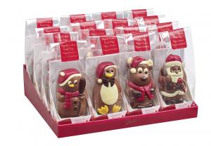 CHRISTMAS BELGIAN CHOCOLATE HOLLOW FIGURES  55G