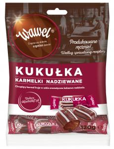 KUKUŁKA - filled hard caramels with cocoa filling