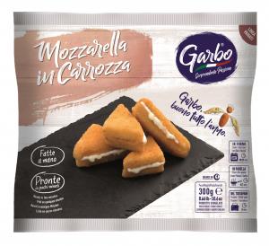 Breaded mozzarella-sandwich