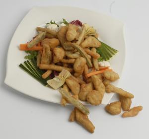 Battered mix vegetables