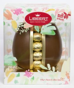 Easter egg shell, filled with eggs 225gr