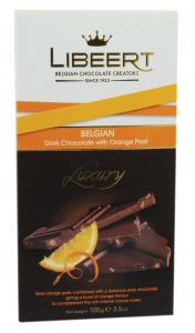 Dark chocolate with orange bar