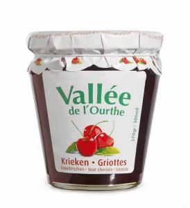 SOUR CHERRY JAM 'VALLEE DE L'OURTHE' 370G