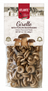 Girelle with porcini mushrooms - Italian flavoured pasta