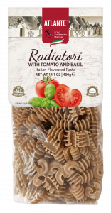 Radiatori with Tomato and Basil - Italian flavoured pasta
