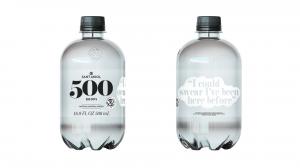 100% RECYCLED PET 500 DROPS rPET 0,5L NATURAL MINERAL WATER