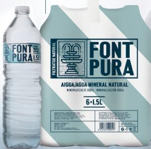 FONT PURA 1,5L NATURAL MINERAL WATER