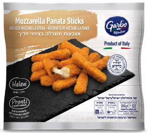 Breaded mozzarella sticks