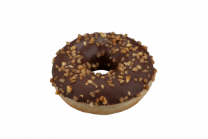 VEGAN DONUT WITH DARK CHOCOLATE