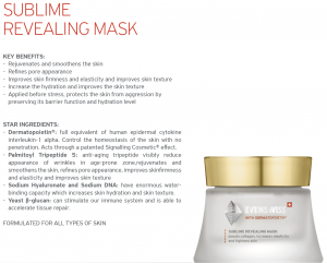 Sublime Revealing Mask