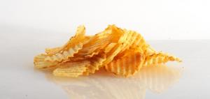 Reduced fat crinkles, flavoured