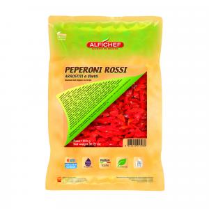 Fire roasted red pepper strips in 1000g pouch