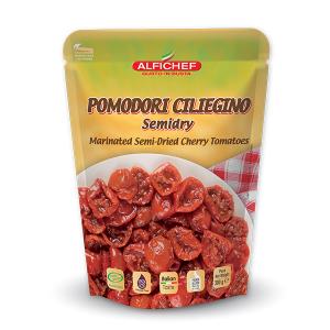 Semi dried cherry tomato in 300g doypack pouch