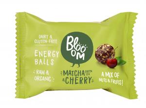Blooom Matcha and Cherry Energy Balls
