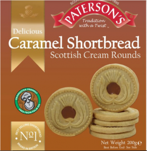 Caramel Shortbread Scottish Cream Rounds