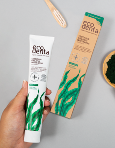 ECODENTA TOOTHPASTE /  CERTIFIED ORGANIC WHITENING  with spirulina 75ml