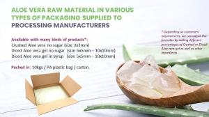 Aloe Vera Raw Material Supplied To Processing Manufacturers