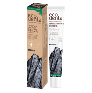 ECODENTA  TOOTHPASTE with CHARCOAL / CERTIFIED ORGANIC / WHITENING