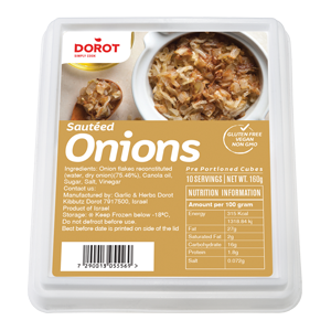 Pre-portioned Frozen Sautéed Onion
