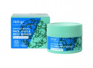 KILIG face, eyes and neck mousse with spirulina / COSMOS NATURAL