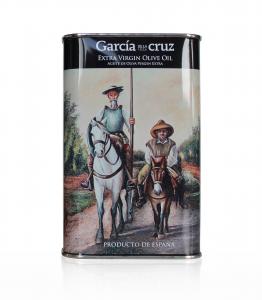 García de la Cruz - Don Quijote and SanchoExtra Virgin Olive Oil 2 Cans of 500ml