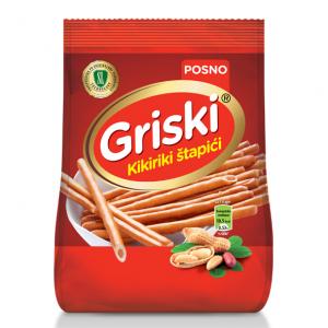 Griski sticks filled with peanuts