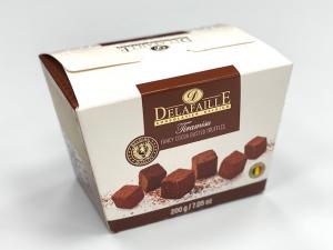 COCOA DUSTED TRUFFLES 200 gr boxes tiramissu